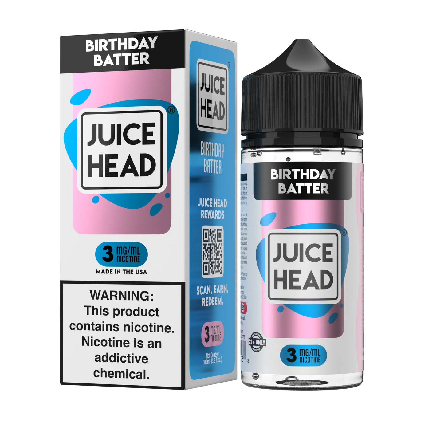 Juice Head E-Liquid 100ml (3/6mg)