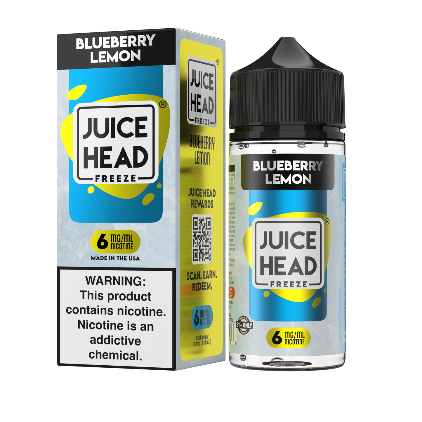 Juice Head E-Liquid 100ml (3/6mg)
