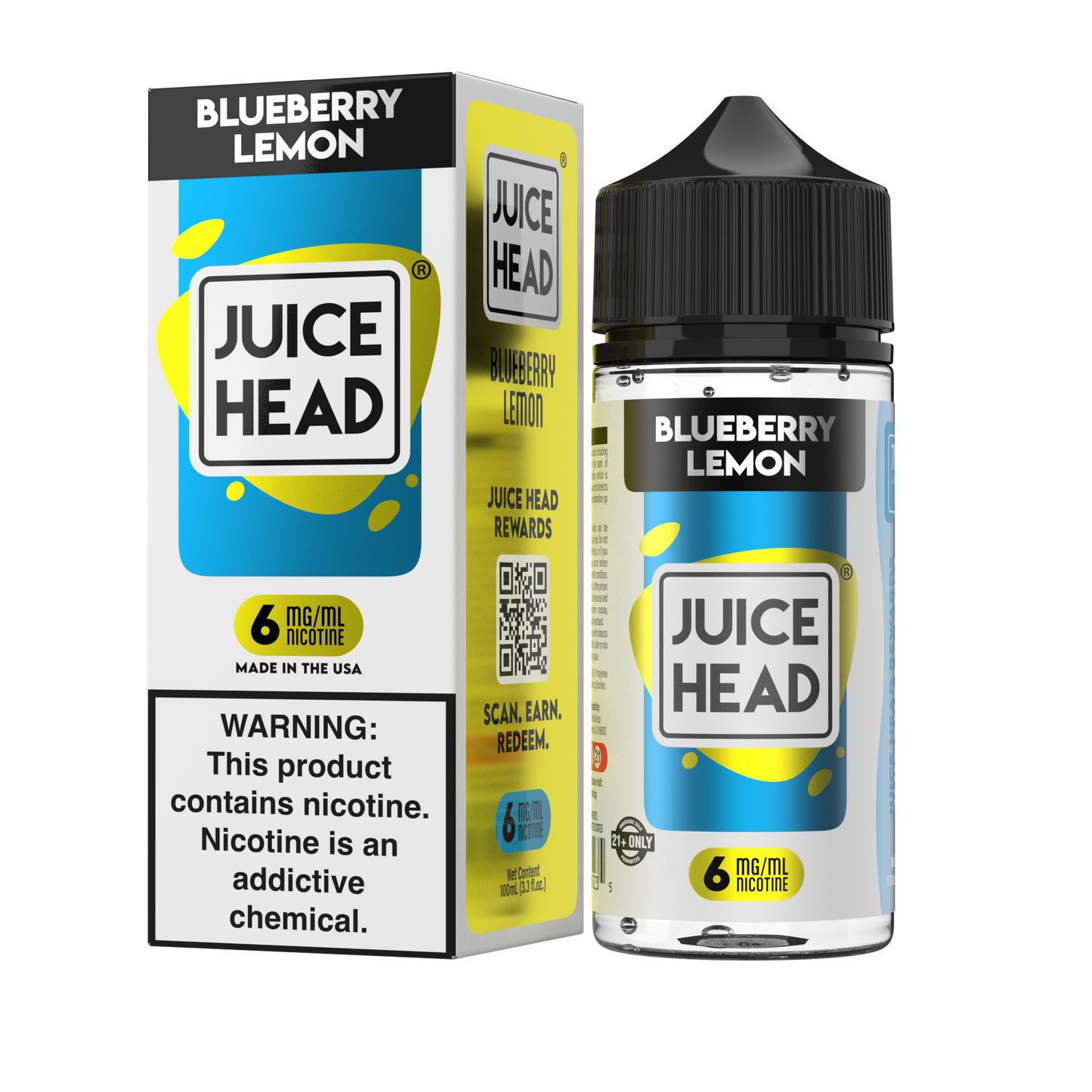 Juice Head E-Liquid 100ml (3/6mg)