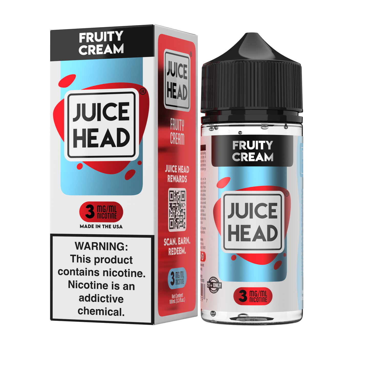 Juice Head E-Liquid 100ml (3/6mg)