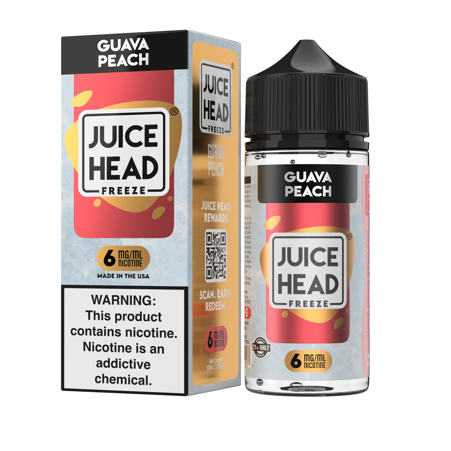 Juice Head E-Liquid 100ml (3/6mg)