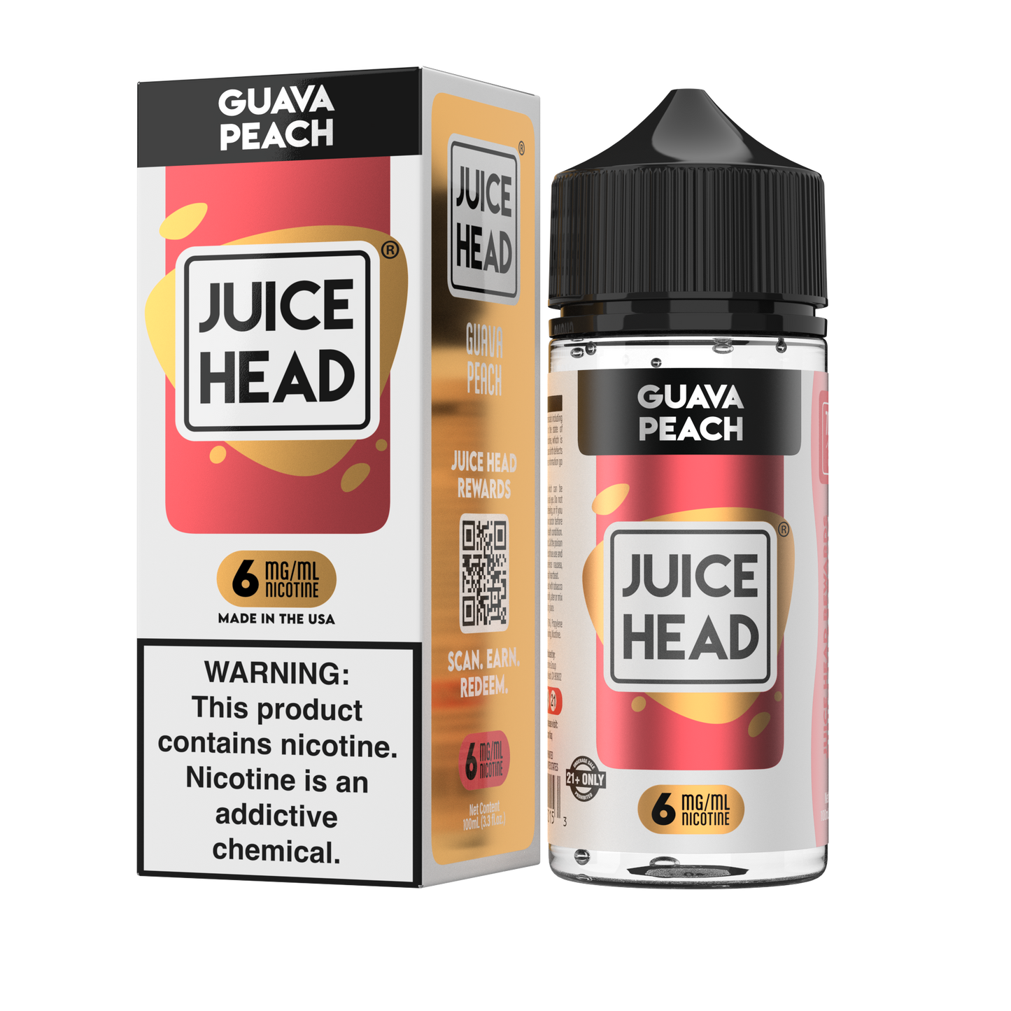 Juice Head E-Liquid 100ml (3/6mg)