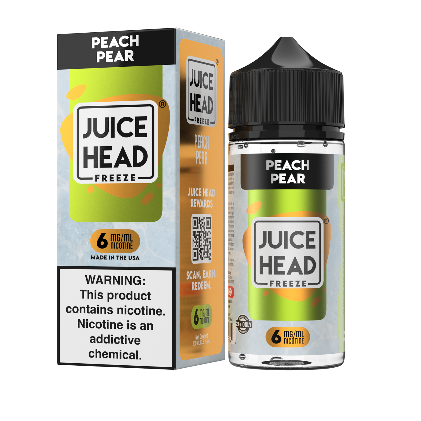 Juice Head E-Liquid 100ml (3/6mg)