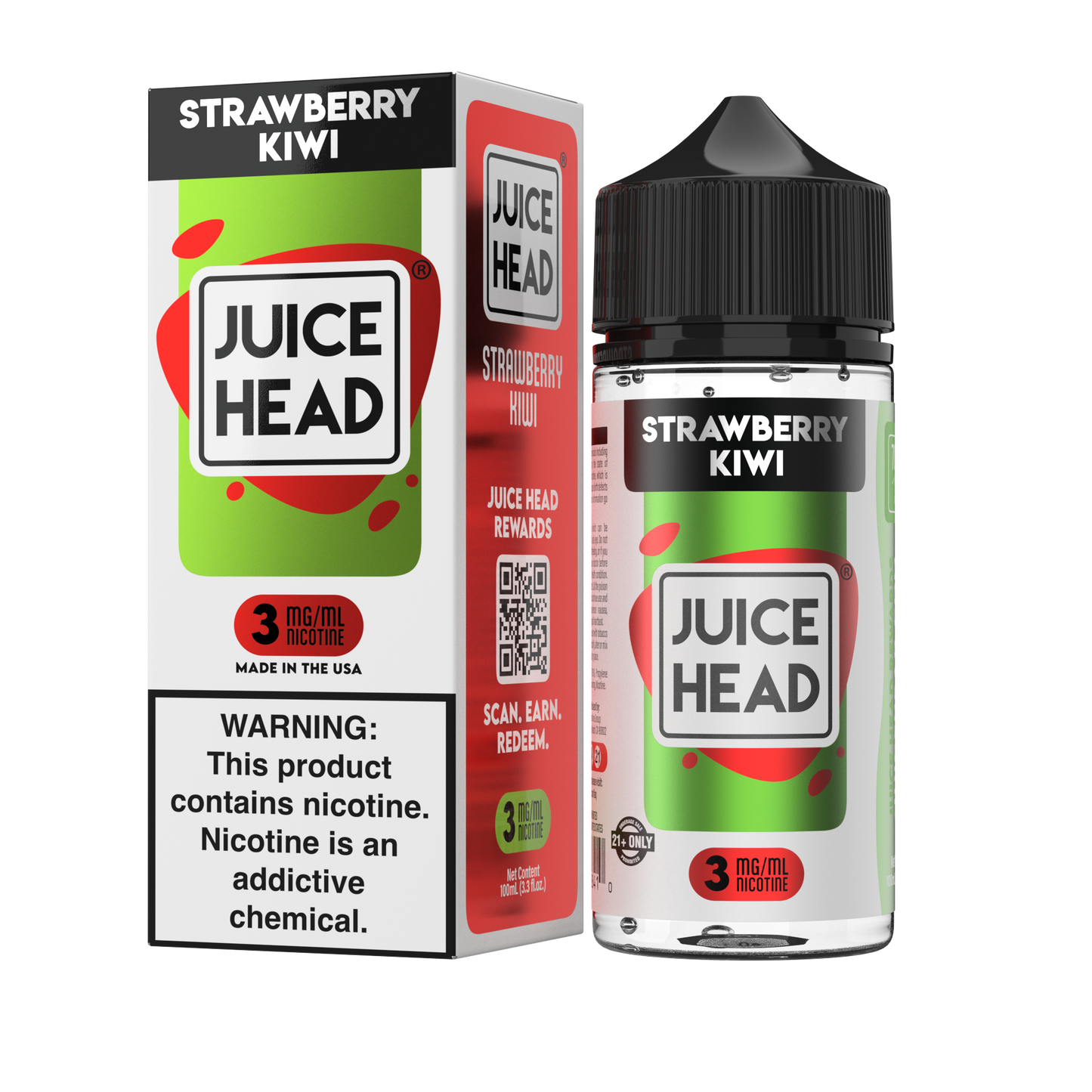 Juice Head E-Liquid 100ml (3/6mg)